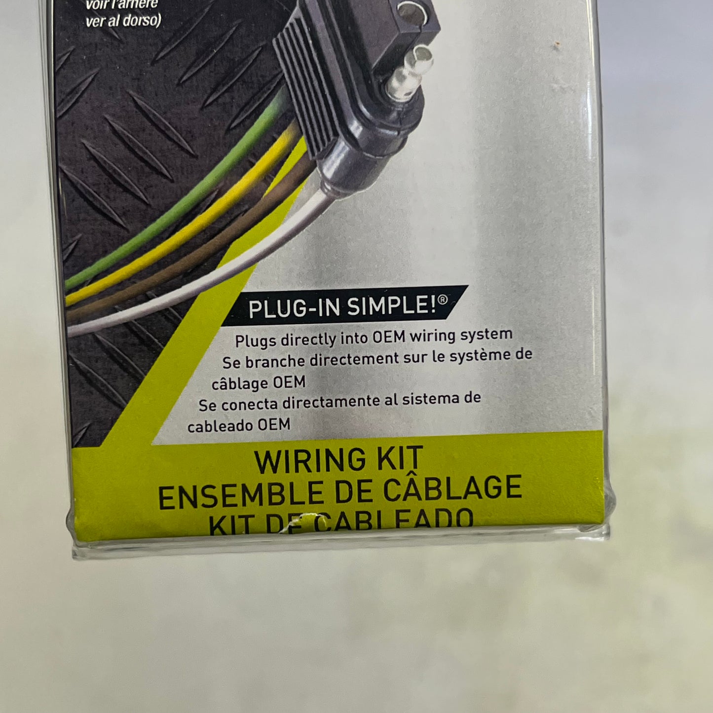 HOPKINS Towing Solutions Trailer Wire Harness 4 Flat 2.1 Amp Black 40215