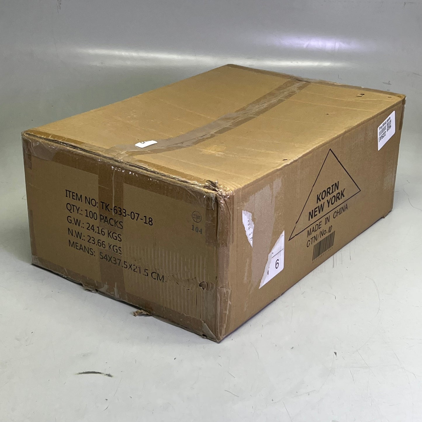 ZA@ (10000 Skewers) Width Flat Stick Bamboo Skewer Sz 7"L, TK-633-07-18 A