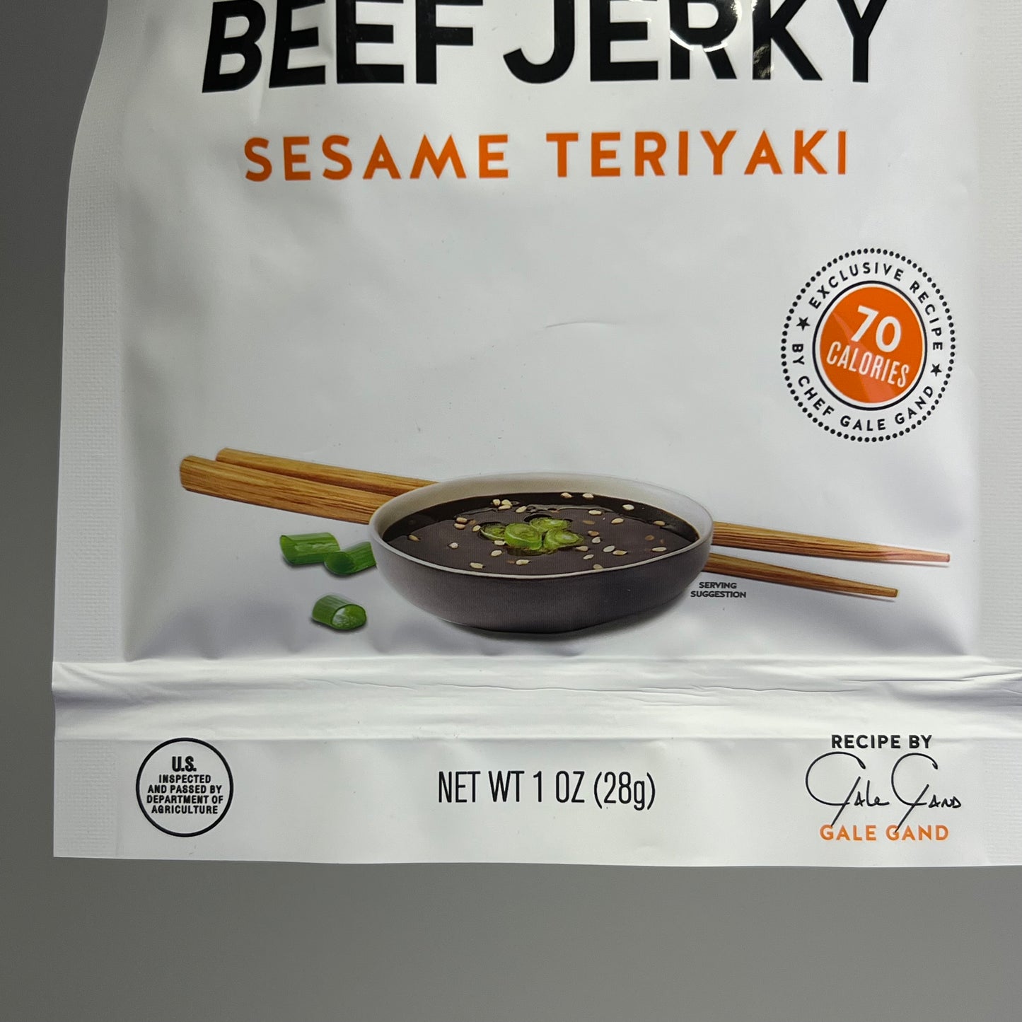 THINK (10 PACK) Gluten Free Grass Fed Sesame Teriyaki Beef Jerky 1oz BB 11/26