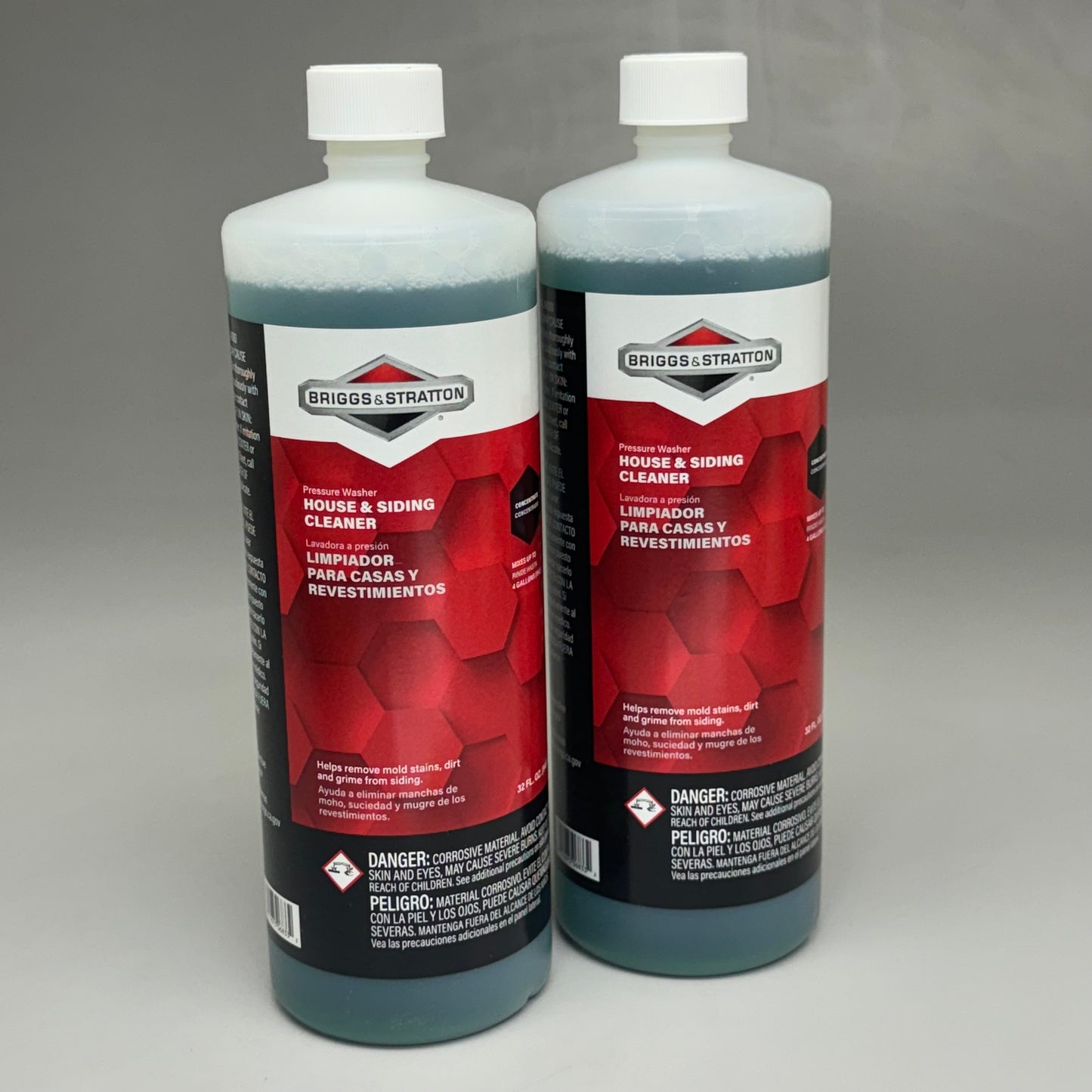 BRIGGS & STRATTON House & Siding Cleaner (3-PK) 32 oz Surface Pressure Wash Concentrate MPN 6833