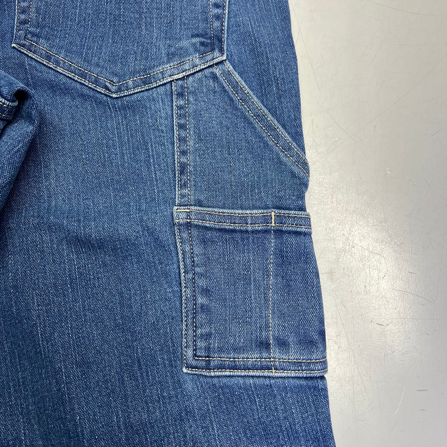 NOBLE OUTFITTERS Flex Denim Carpenter Jean Men's Sz 30x34 Stonewash 18457