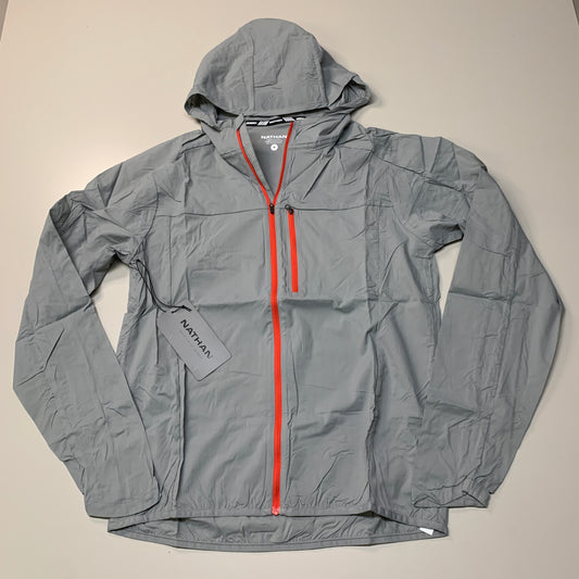 NATHAN Stealth Jacket W/ Hood Men's Monument Grey Size M NS90060-80128-M