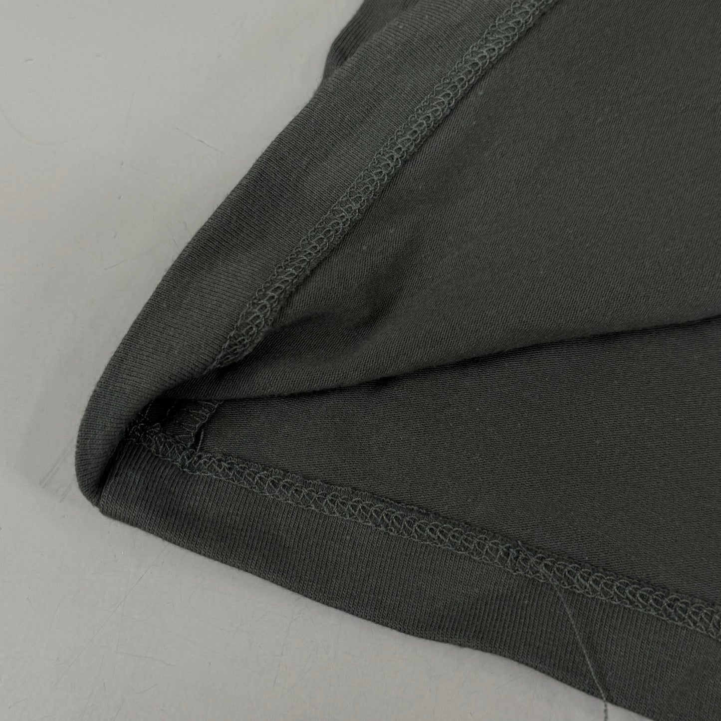 GOOD AMERICAN Green Stretch T-shirt Women's Sz S Fatigue001 GT0346