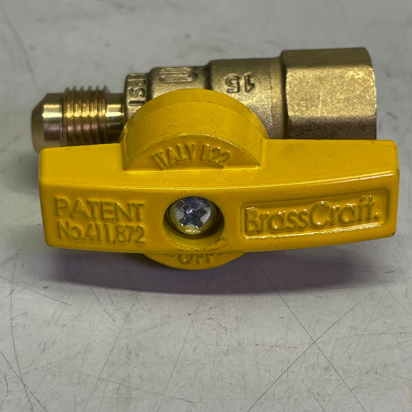 BRASSCRAFT Gas Ball Valve 3/8” OD Flare X 1/2” FIP Brass TBV6-8