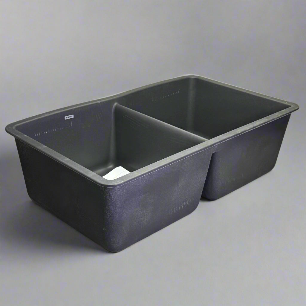 BLANCO Diamond Silgranit Double Bowl Under-mount (Cinder) 32" 441470