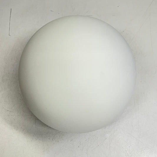 B&P LAMPS Glass Sphere Lighting Shade 10" Frosted White