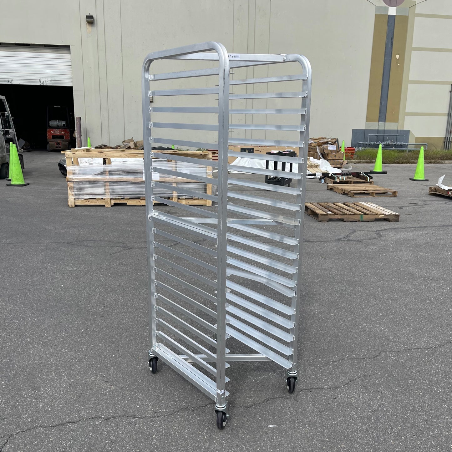 Z@ Pallet of CHANNEL Bun Pan Rack ~30 lbs Aluminum 401 AN-HD (AS-IS)