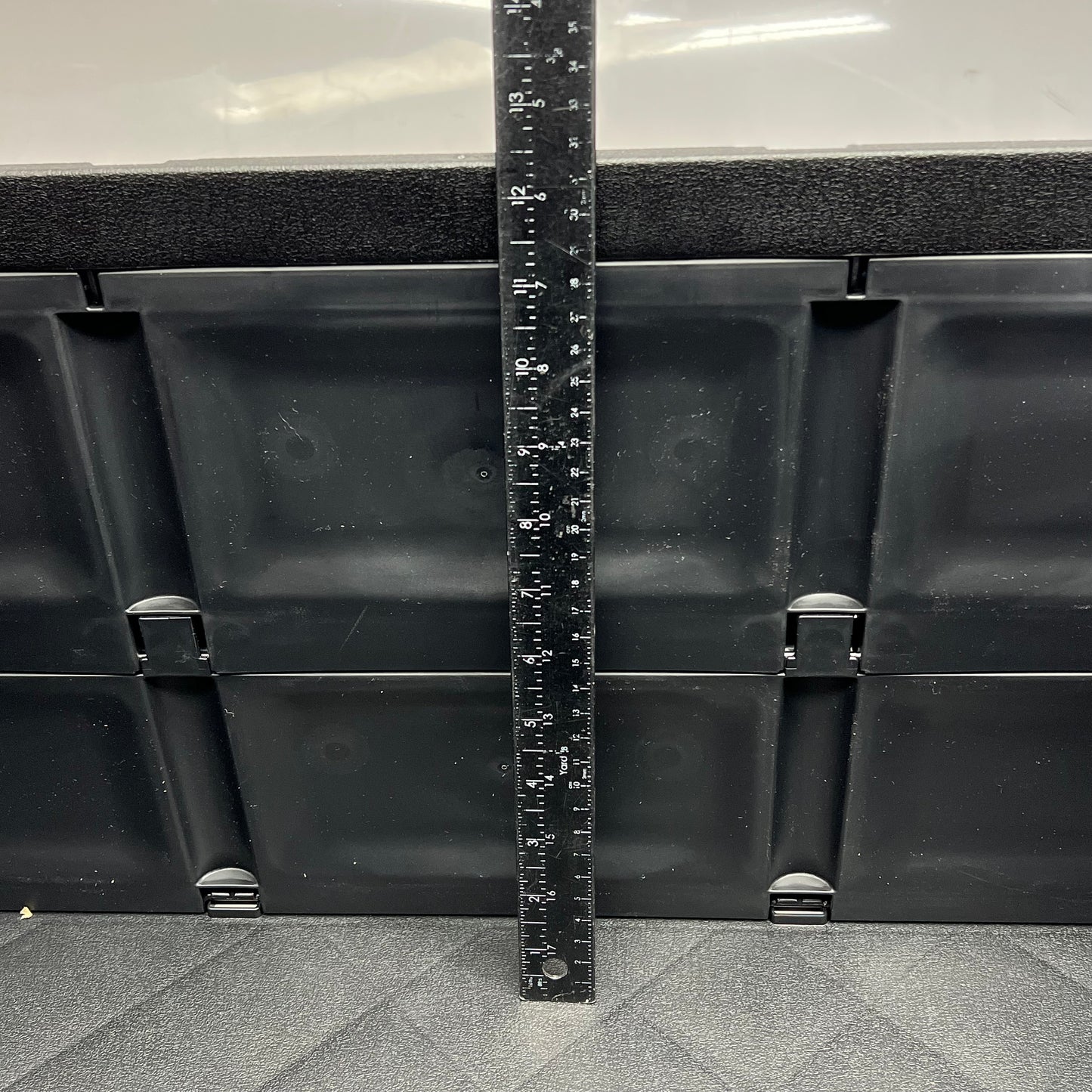 CLEVER MADE (3 PACK) Collapsible Storage Bins 65 L 100lb Weight Cap Black