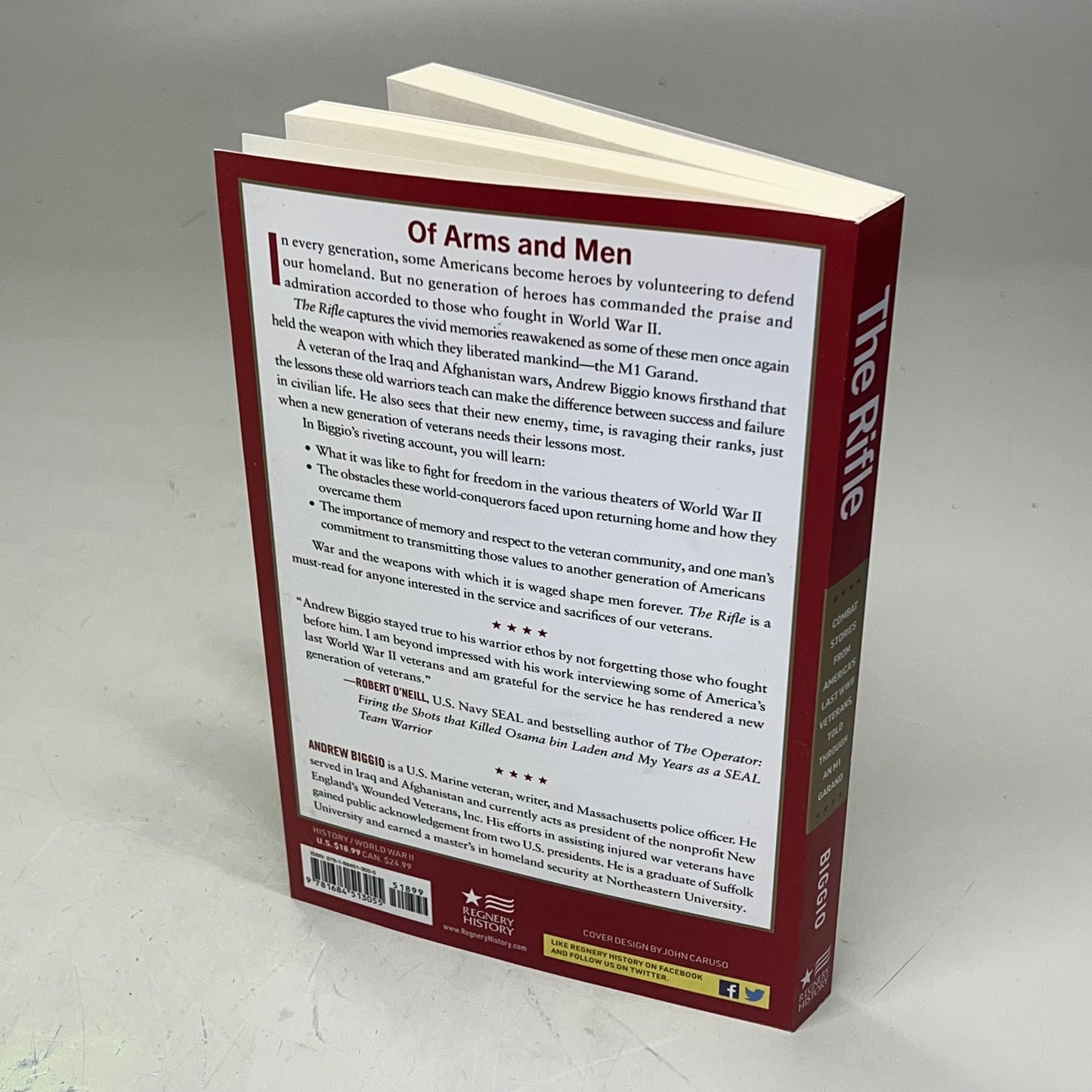 THE RIFLE  Paperback Combat Series Americas Last WWII Veterans By Andrew Biggio