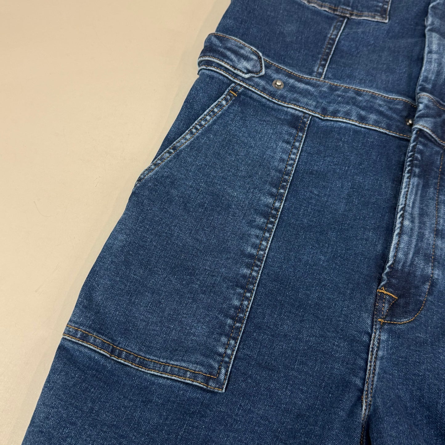 GOOD AMERICAN Fit For Success JumpSuit X-Large Indigo594 GFFS478