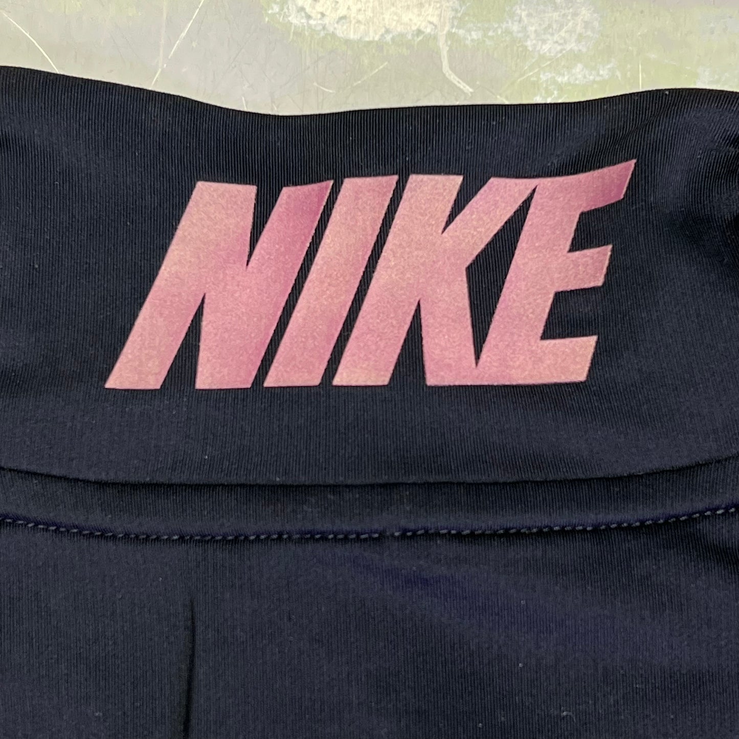 NIKE Nike Pro Warm Sweat Wicking Half Zip Jacket Slim Fit Women's Sz L Black