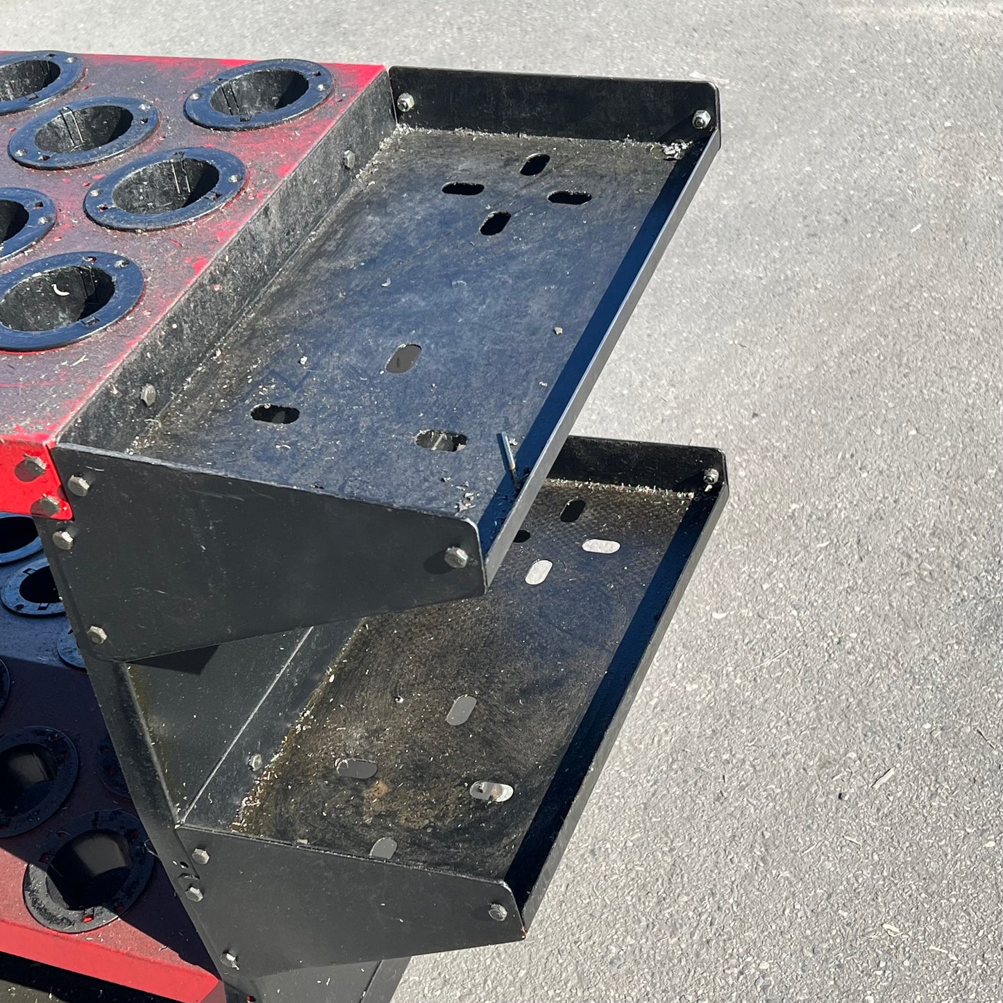 HUOT Tool Scoot Tool Cart For  CAT 40 BT40 NMTB Fits 35 Tools Black/Red (Used)