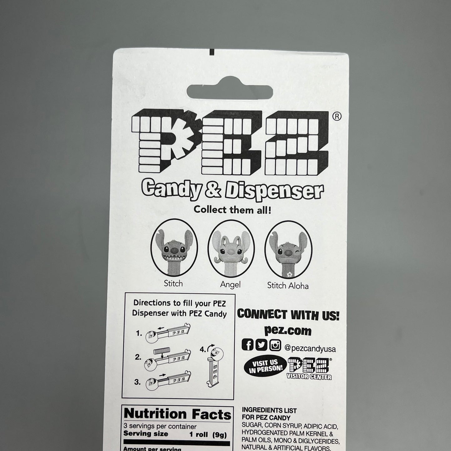 PEZ (12 PACK) Collect Disney Stitch Assorted Candy Dispensers & Refill BB 12/29