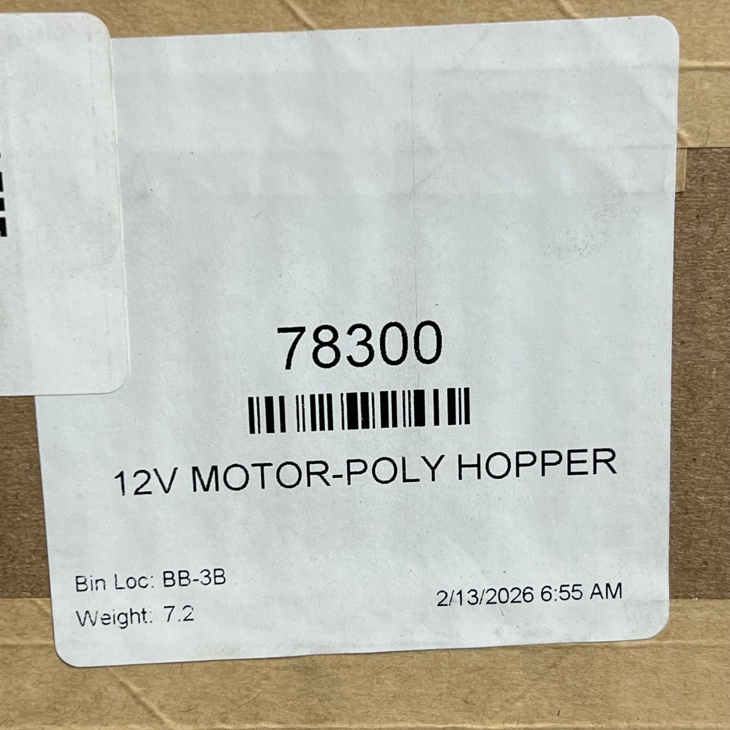 WESTERN Tornado Spinner Motor For Western Tornado & Fisher Polycaster 12V 78300