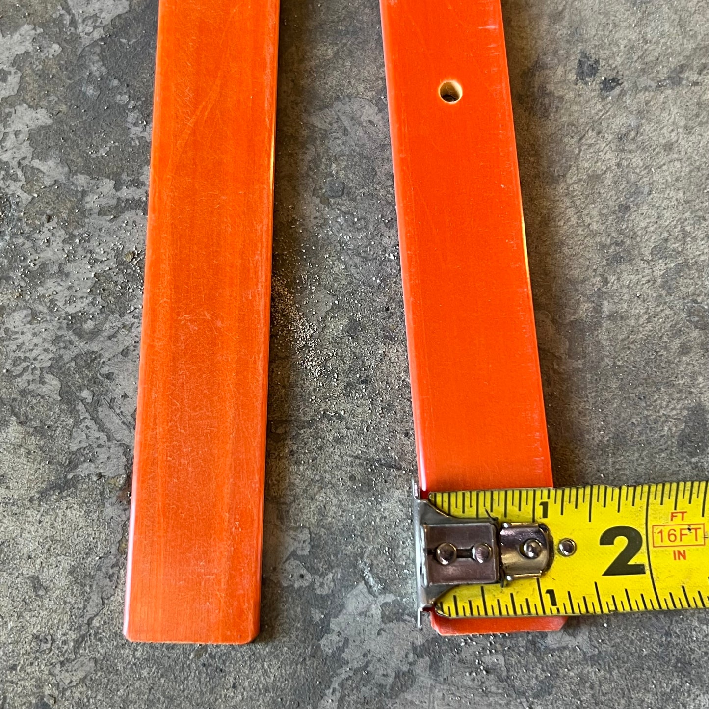 TRAFFIX SIGN Orange Skate Rails Sz 66.5"L x 1.2"W Y211548