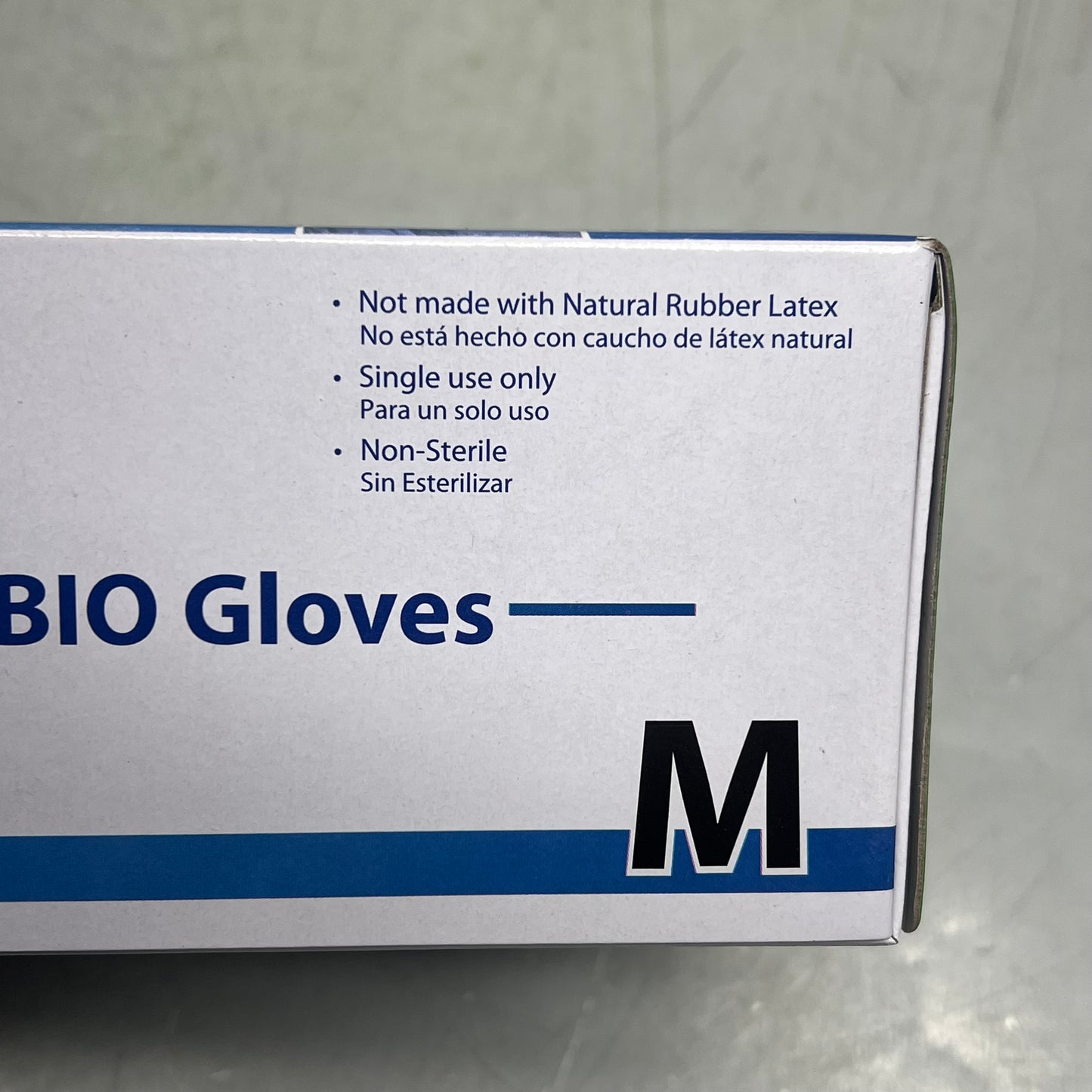 ASP GLOBAL(10 PACK, 200 EACH) Protective Fit Nitrile Bio Gloves Unisex Sz M Blue