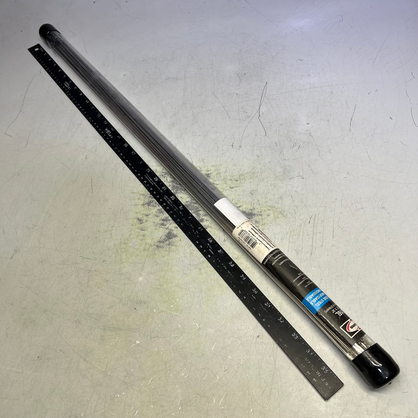 HARRIS (10 LBS) 316L Stainless Steel TIG Welding Rod 3/32" X 36" Silver 316LT50