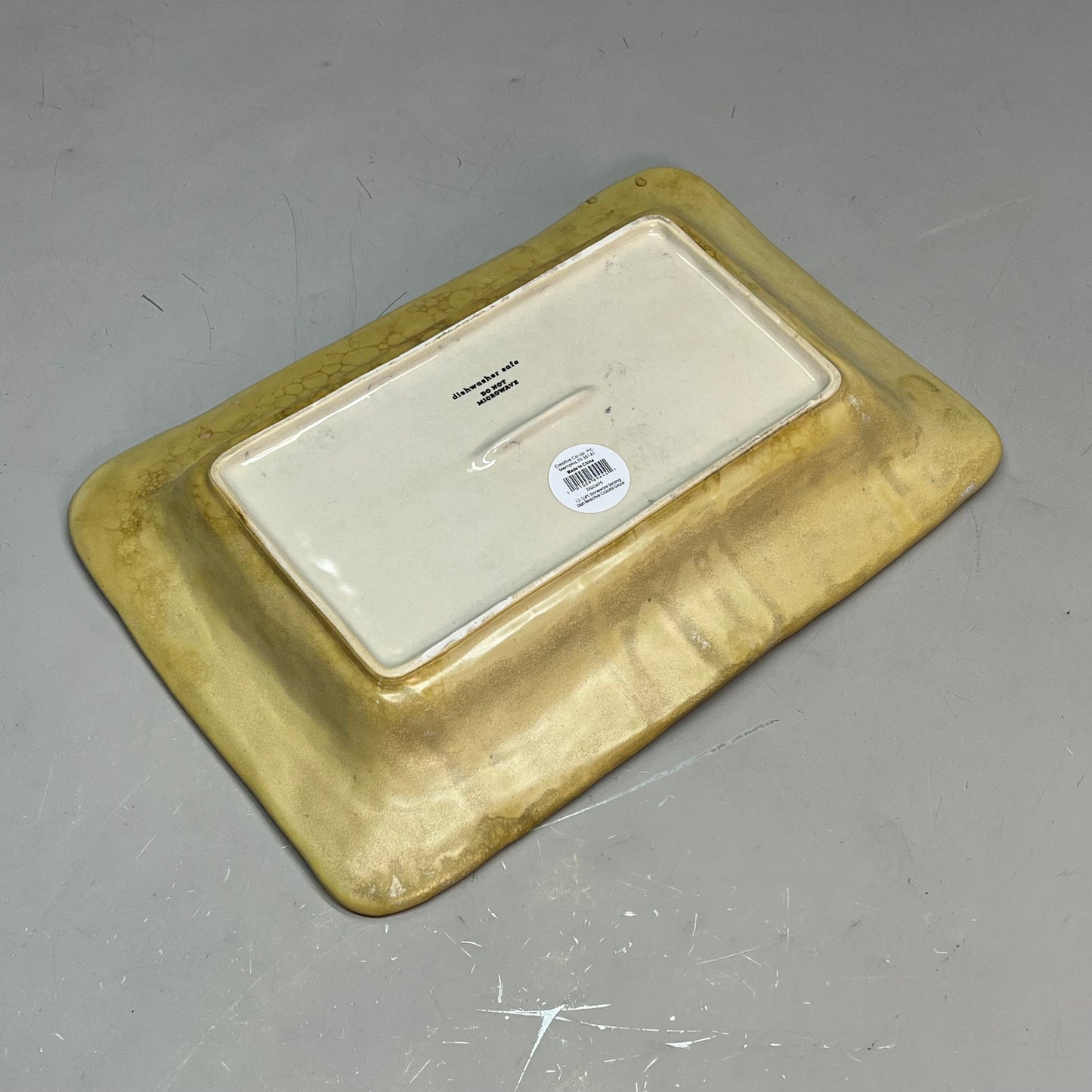 CREATIVE CO-OP (2 PACK) Stoneware Serving Dish Crackle Glaze 12.3 X 8.6 DG0495