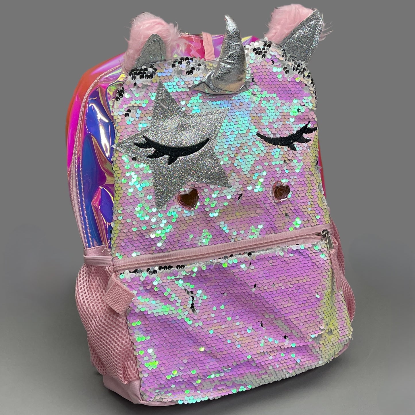 ACCESSORY INNOVATIONS Wonder Nation 10-PK Unicorn Backpack & Lunch Bag Pink