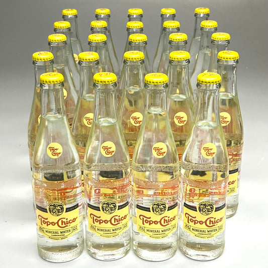 ZA@ TOPO CHICO (24Pk) Mineral Water 12 Fl.Oz. Glass Bottles