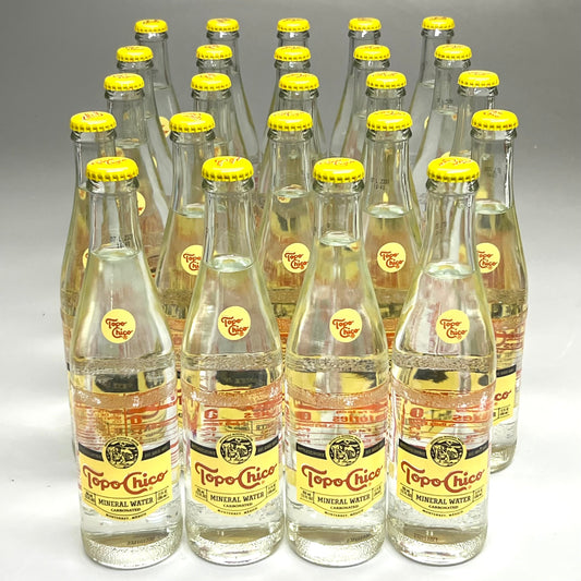 ZA@ TOPO CHICO (24Pk) Mineral Water 12 Fl.Oz. Glass Bottles G