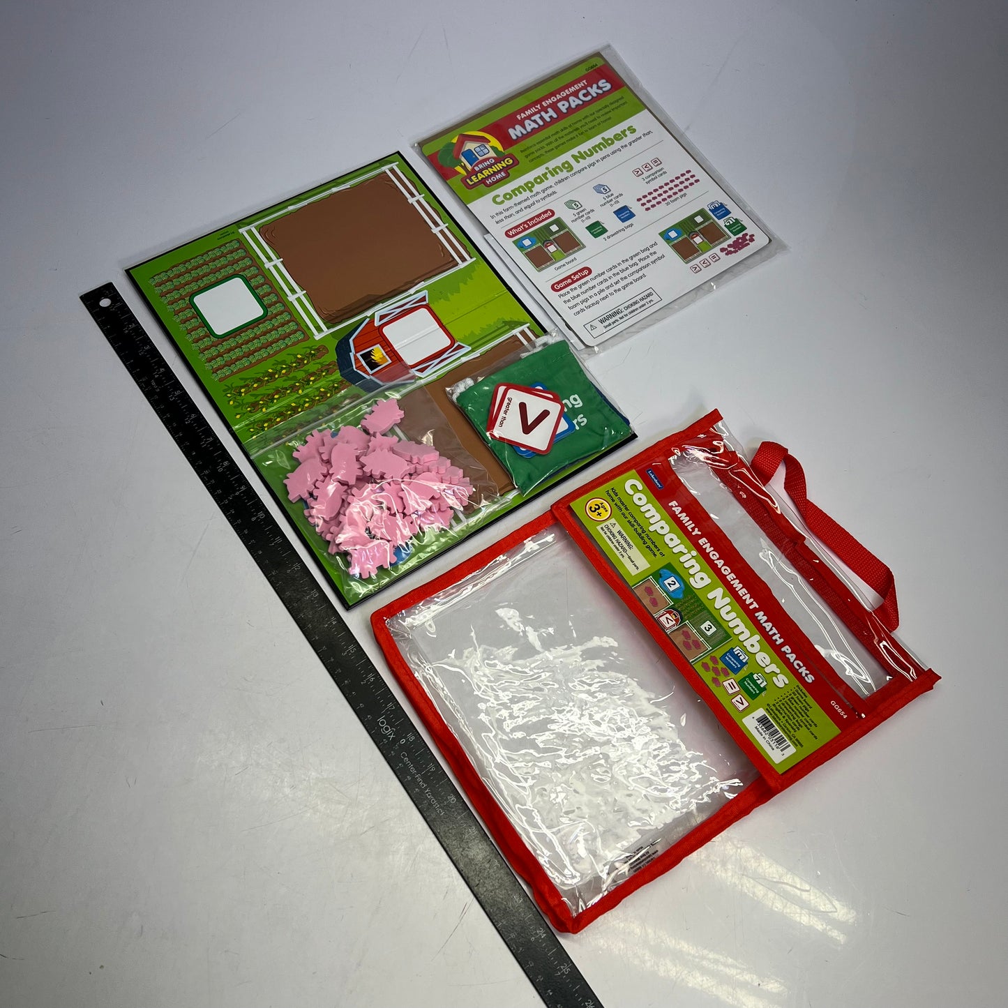 LAKESHORE Hands On Comparing Numbers Family Engagement Pack Ages 3-5 yrs GG654