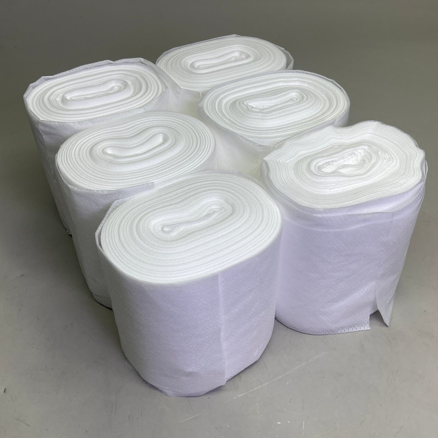 MEDLINE (6 ROLLS, 110 Wipes/Roll) Dry Disposable Cleaning Wipes 12”x 12” White EVS70111R2
