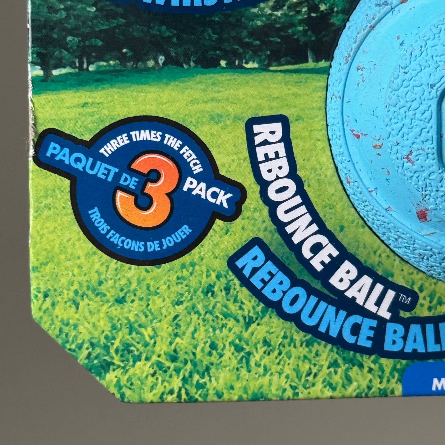 ZA@ CHUCKIT! Fetch Medley For Medium Dogs Pack of 3 Balls Blue, Orange, Glow 0520520 A