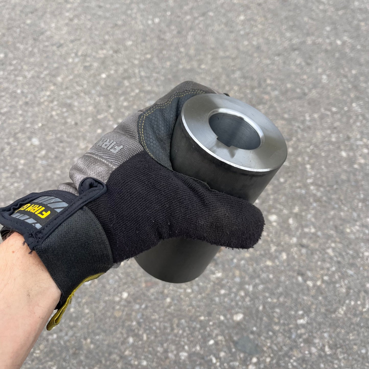 UNBRANDED Keyed Shaft Sleeve/Reduction Bushing/Rigid Coupling 5.5"L x 3"OD - 1.5"ID 1018 CF BAR ASTM A108