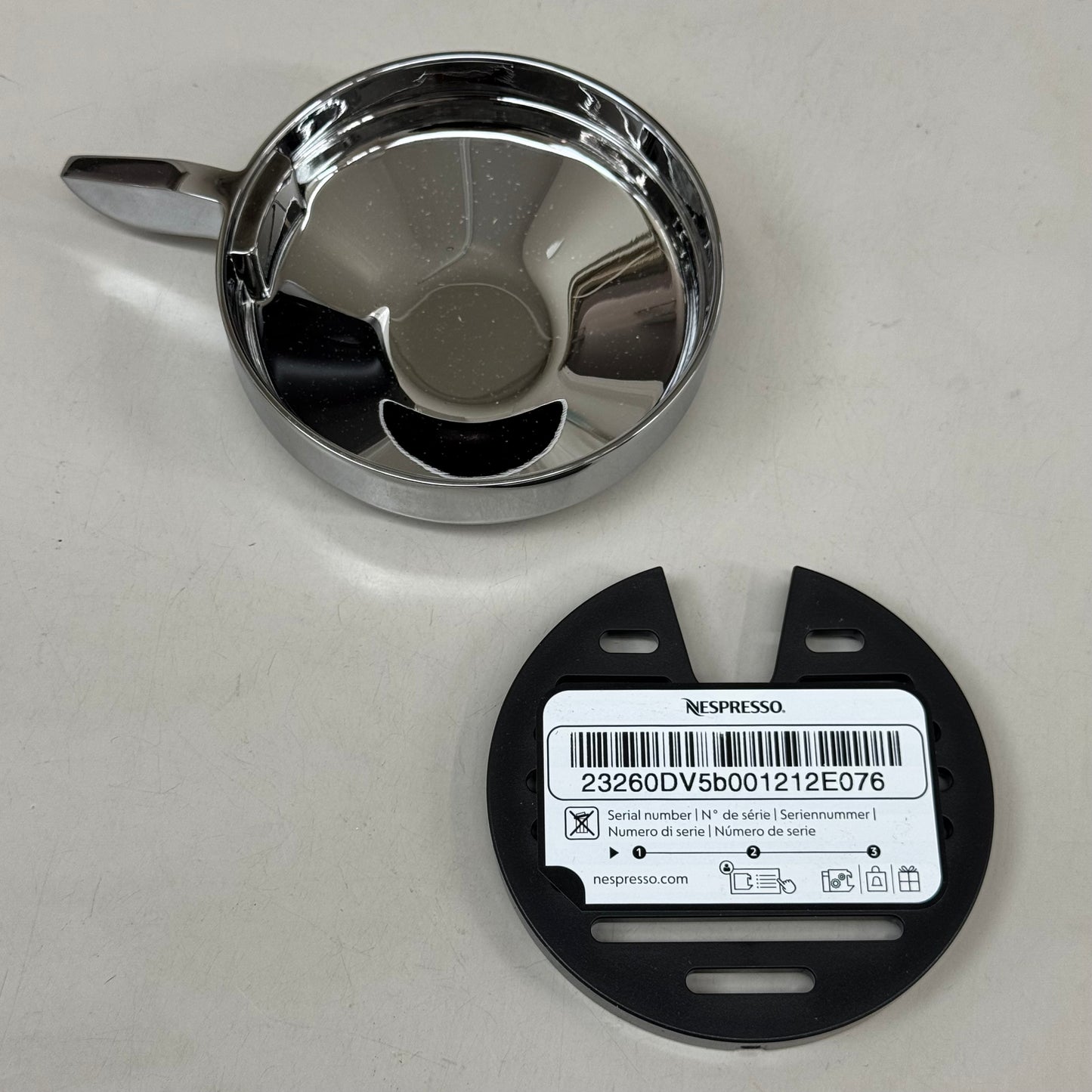 NESPESSO Vertuo Lattissima One-Touch Coffee Maker & Frother Matte White & Gloss