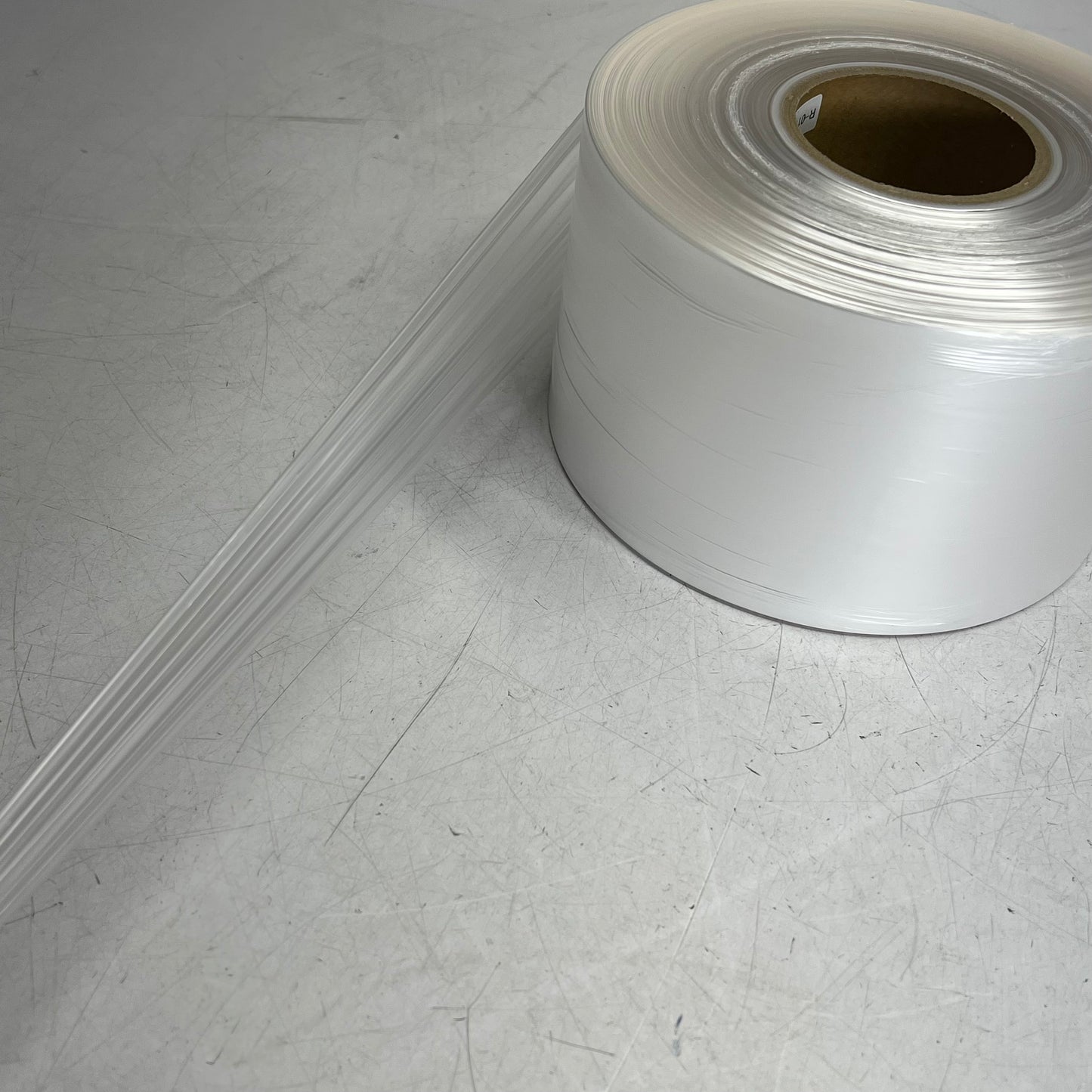 ZA@ (4 PACK) Rolls of Stretchy Plastic 6" Wide Unknown Length Clear