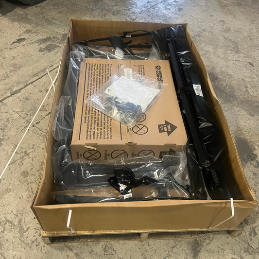 MOPAR Jeep Wrangler Soft Top Window Kit Sz 59" x 36" x 15" Black 82213651