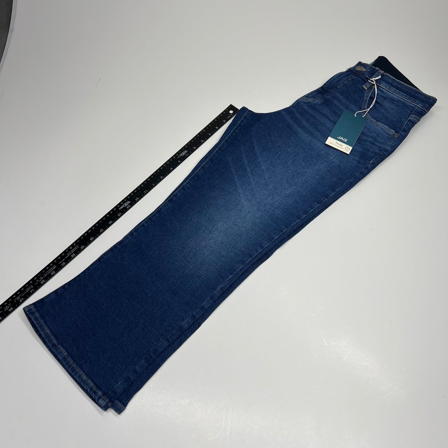 JAG Phoebe High Rise Cropped Boot Women's Sz 14/16 Persian Blue J2961SAT425