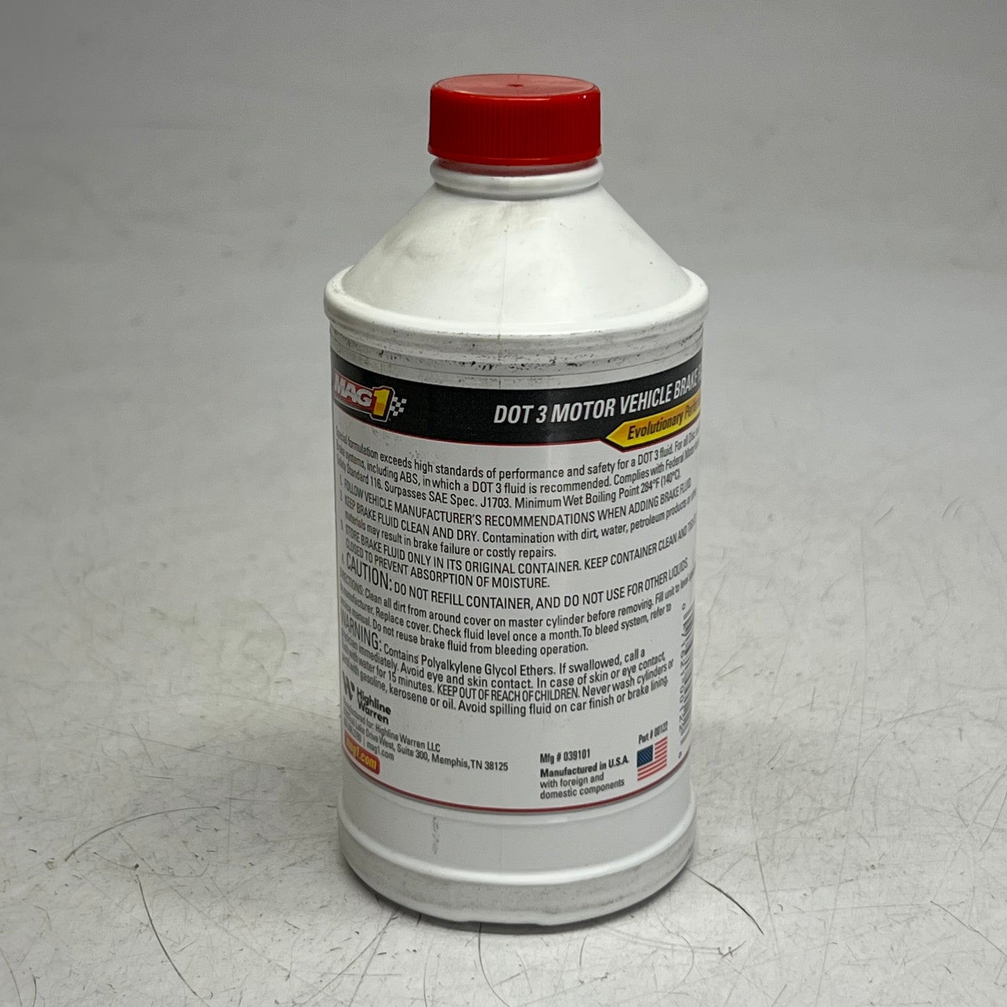 MAG 1 (2 PACK) Dot 3 Motor Vehicle Brake Fluid 12 fl oz