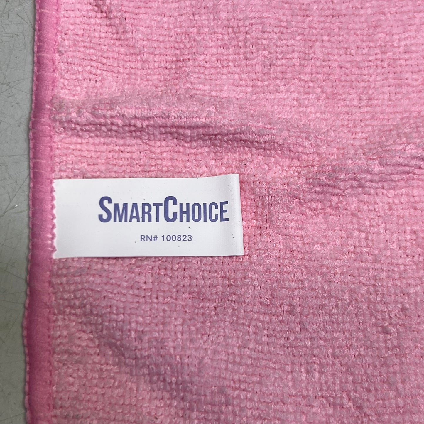 SMARTCHOICE (12 PACK) Microfiber Cloths, Pink M915107P