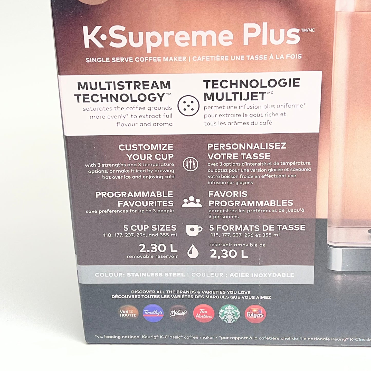 KEURIG K-supreme Plus Single Serve Coffee Maker Multiple Brew Sizes Black