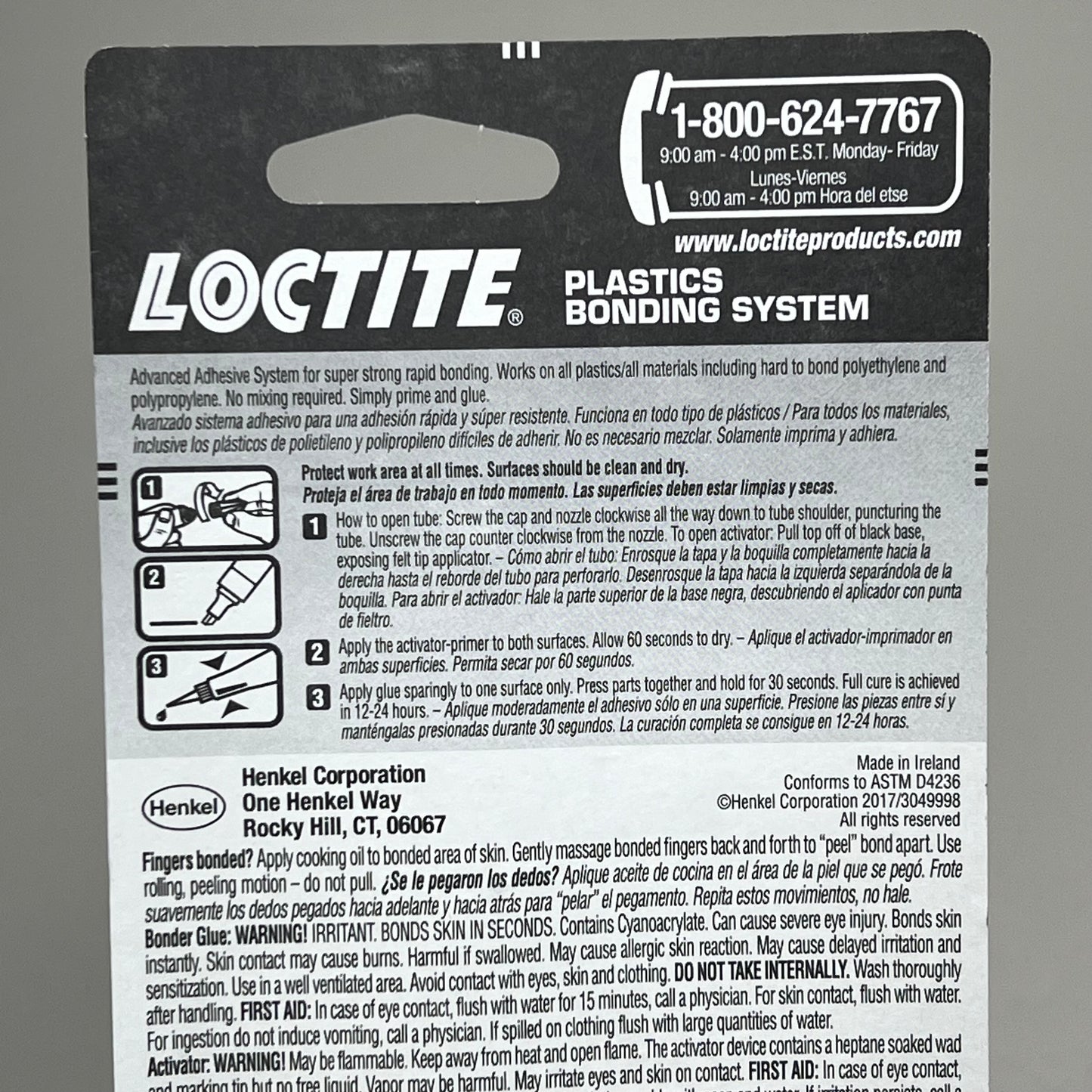 HENKEL LOCTITE (3 PACK) Plastic Bonding Pen & Tube All Plastics/Materials 681925