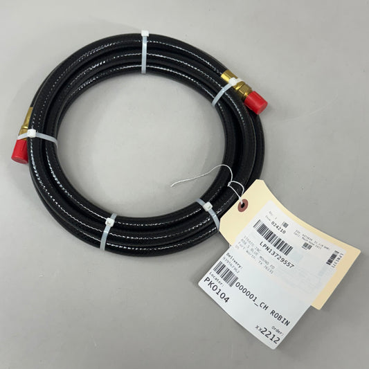HYPERTHERM Air Hose Assy W/ Brass Fittings 3/8" X 3.0/10' Black Synfoss Danfoss