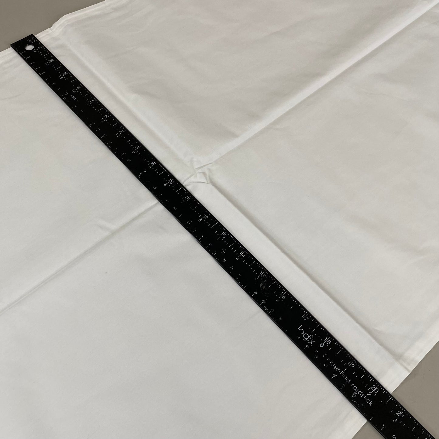 OWN ETC Zipper Closer Pillow Protector 20" W X 36" L  White