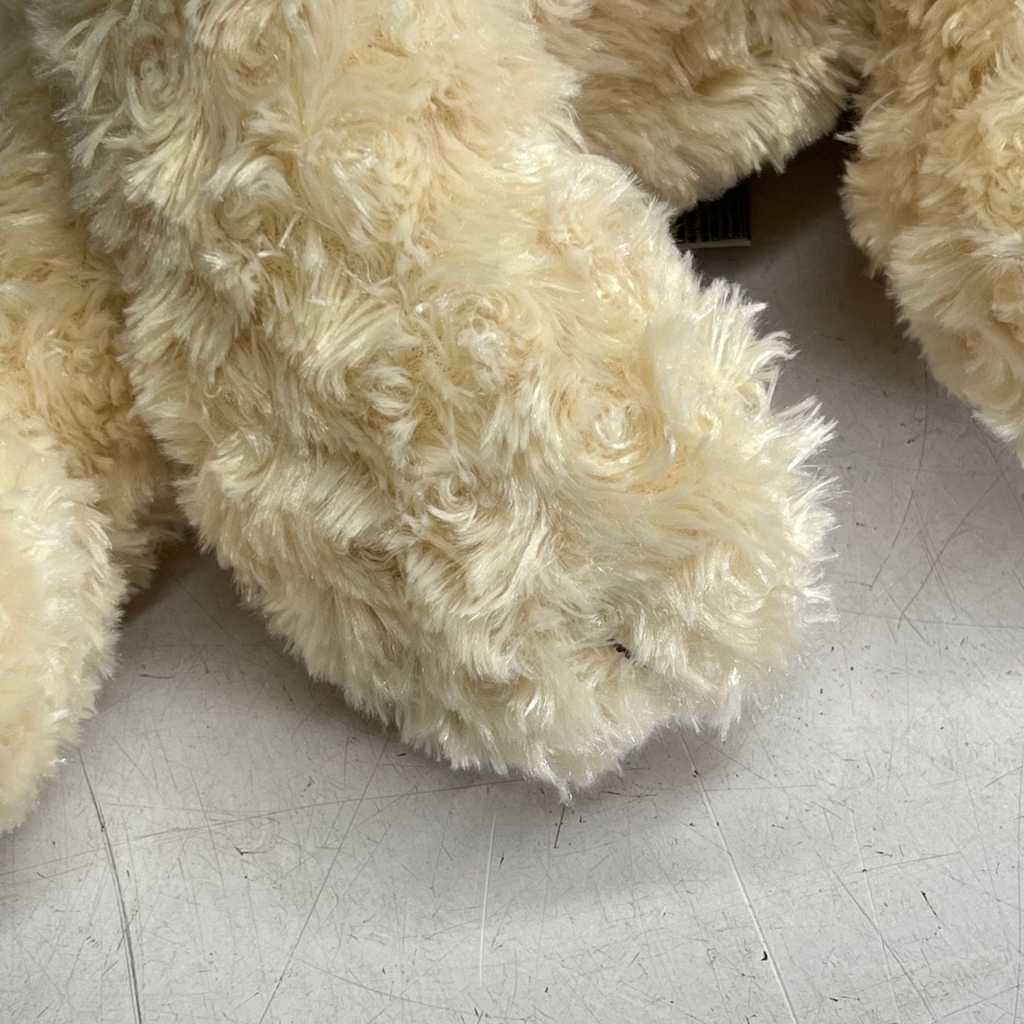 GUND Classic Philbin Bear Fluffy Textured Plush  18" XL Paws Beige 6047532