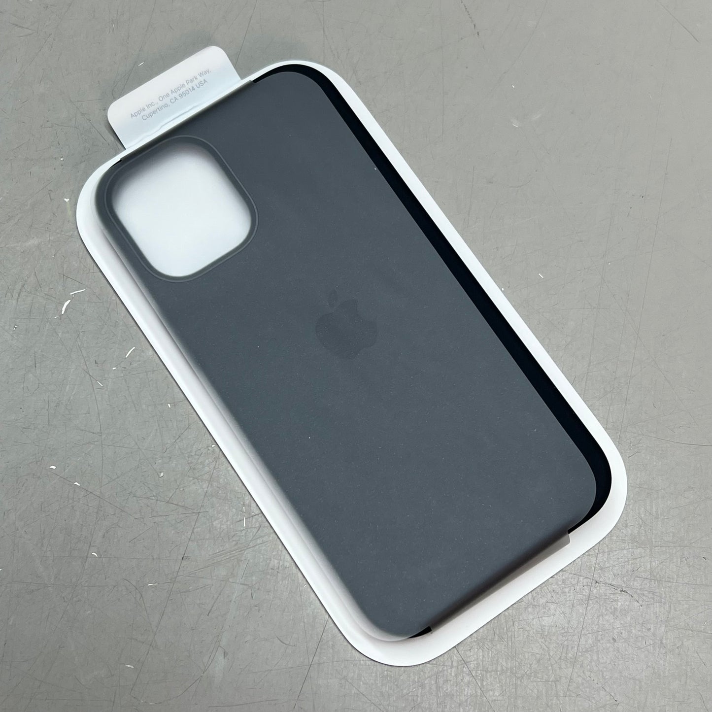 APPLE iPhone 12 Mini Silicone Case W/ MagSafe Black MHKX32M/A (Return)