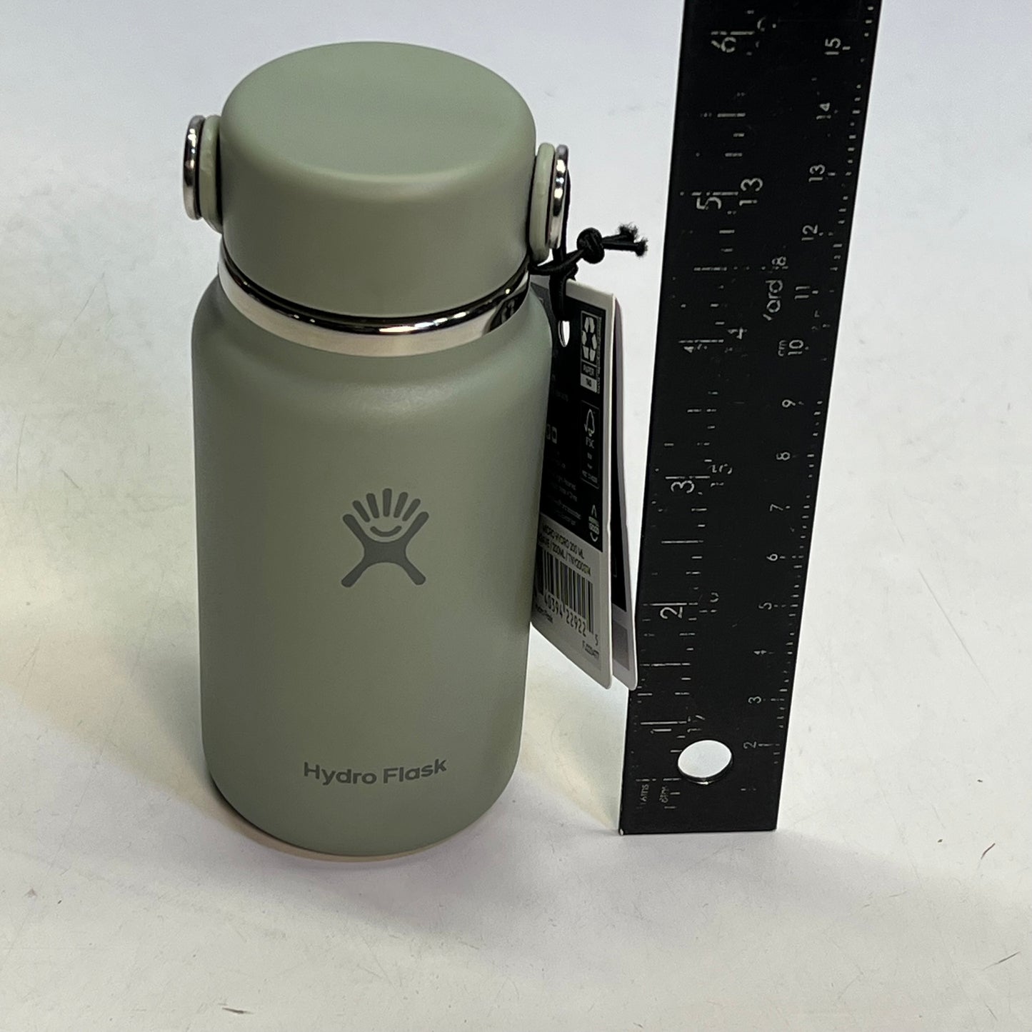 HYDROFLASK Micro Hydro Vacuum Water Bottle W/ Screw Cap 6.7 fl oz Agave TNY200