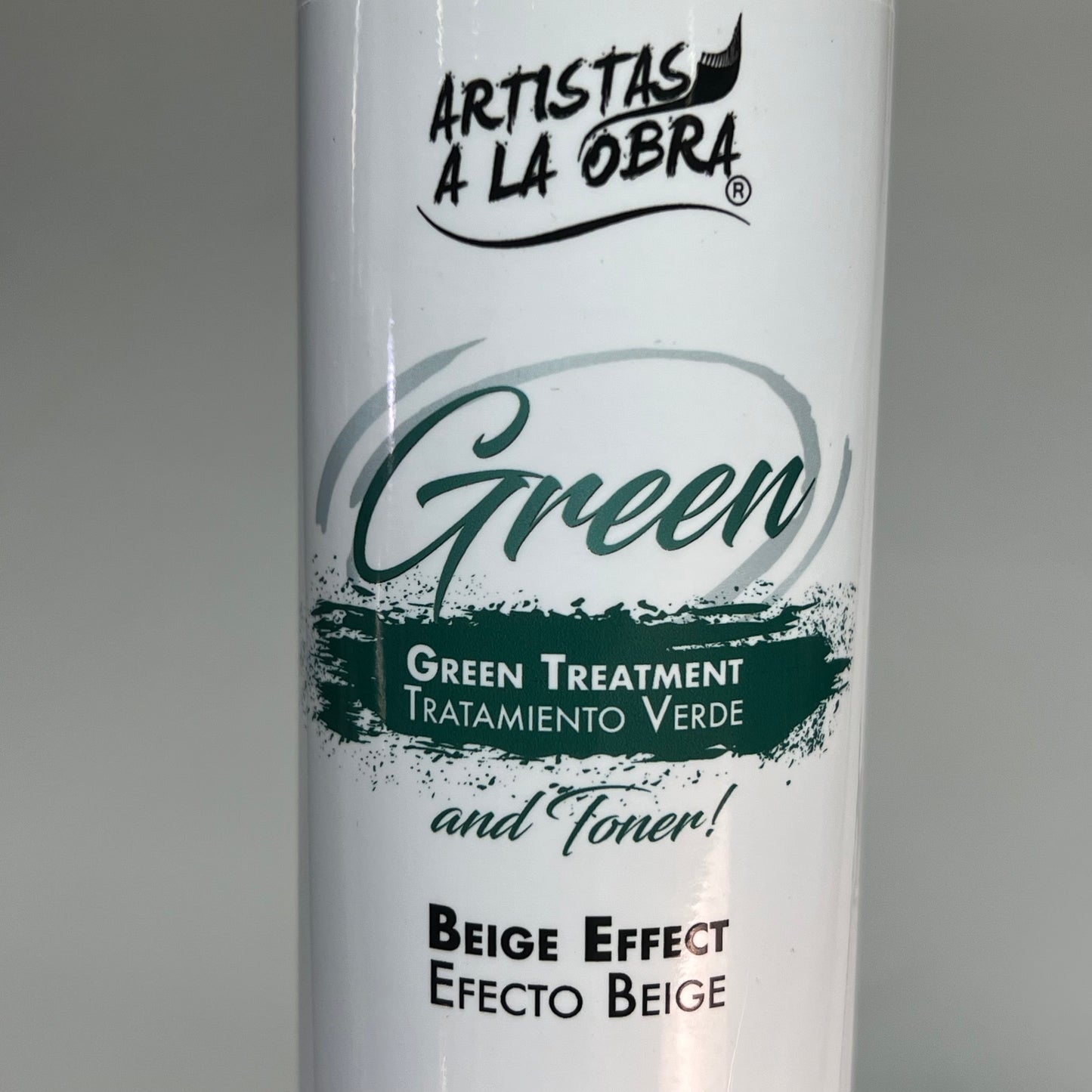 ARTISTAS A LA OBRA Nourishing Green Treatment/Mask & Toner Beige Effect 8fl Oz