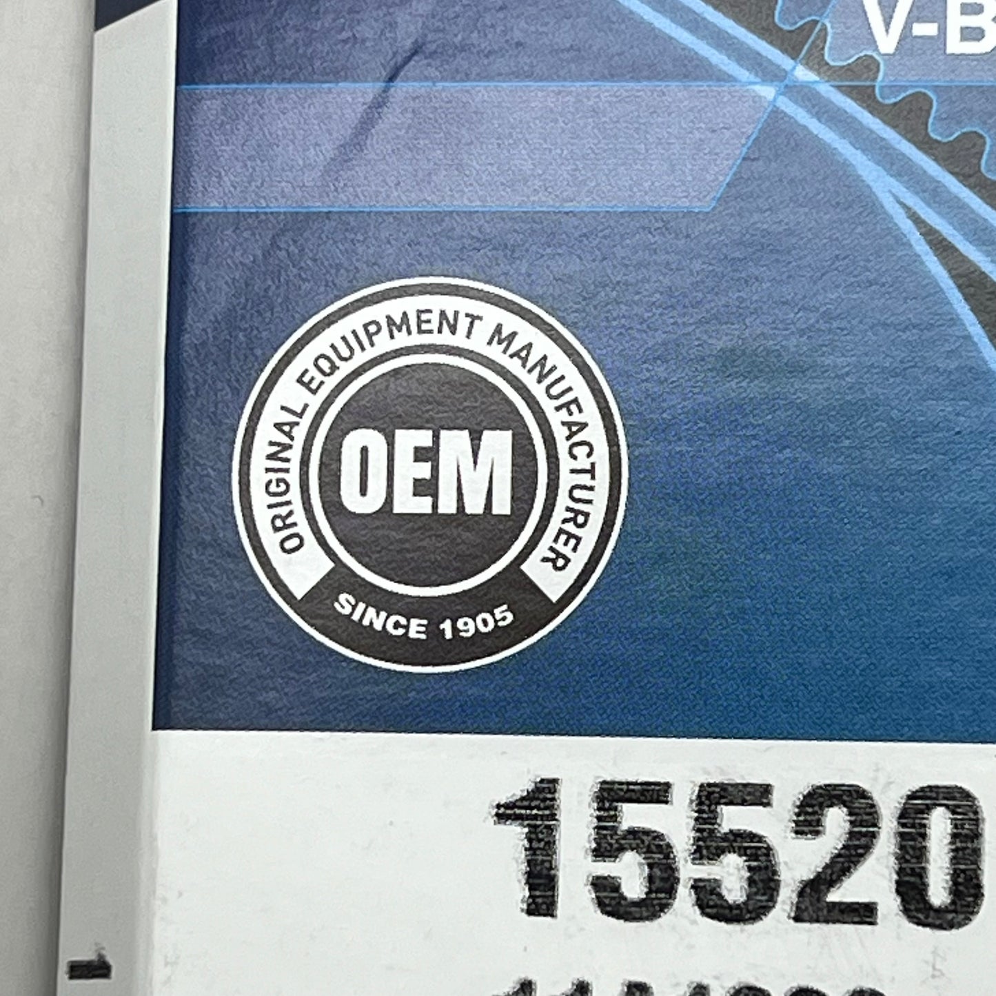 DAYCO (2 PACK) High Performance V-Belt Effective Length 52" Bottom Cog 15520 OEM