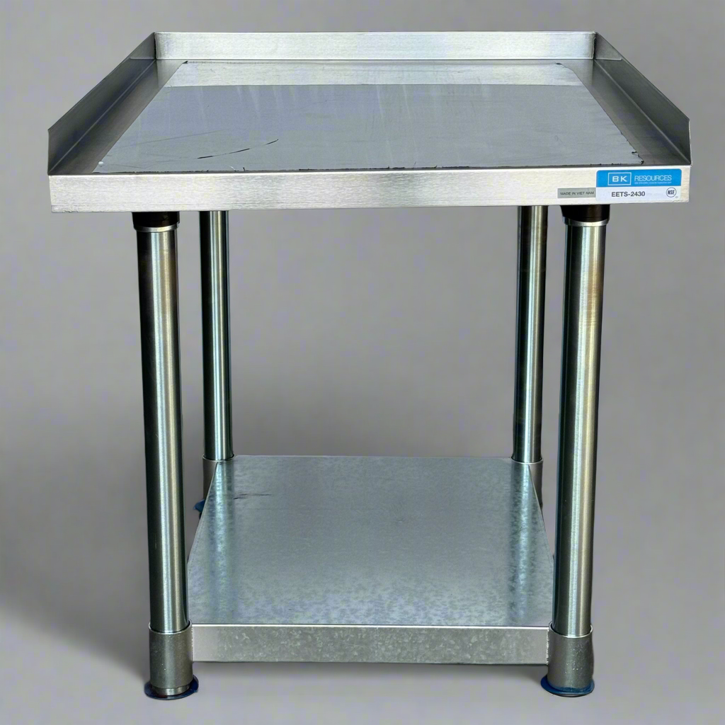 BK RESOURCES 430 Stainless Steel Table EETS-2430 30”Lx25”Hx24”W Silver