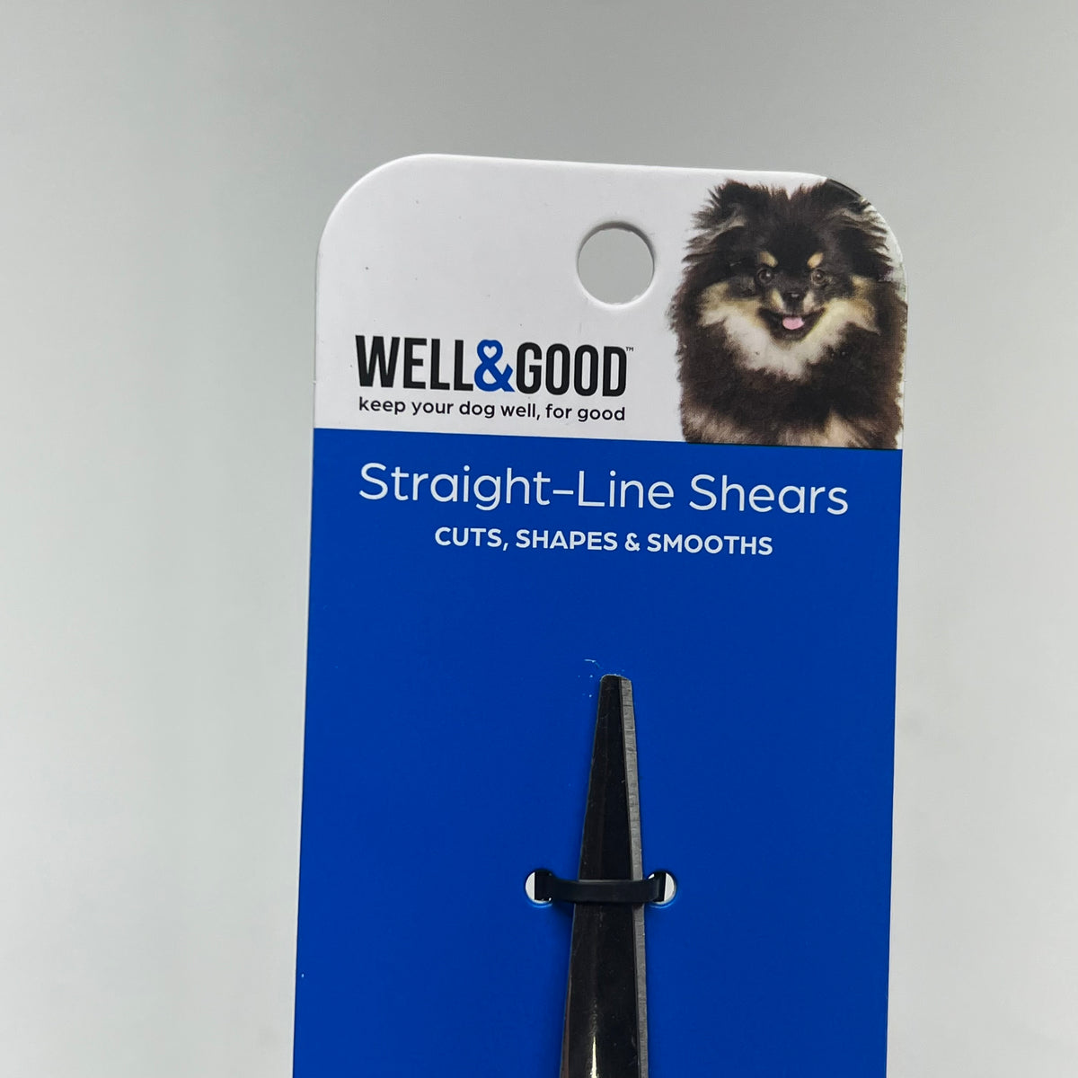 ZA@ WELL & GOOD (2 PACK) Straight Line Shears Cuts, Shapes & Smooths for Dogs  Silver 3495811
