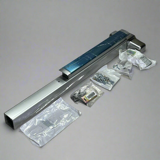 ALLEGION Commercial Door Lock Sz 33" L Blue & Silver ED98.10000