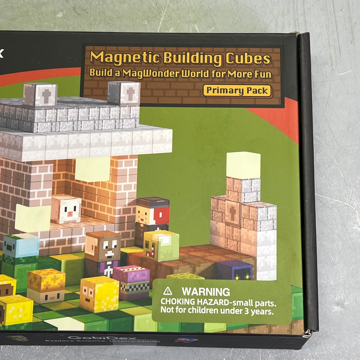 GOBIDEX Magnetic Building Cubes MagWonder World Primary Pack 48 Pcs GD01