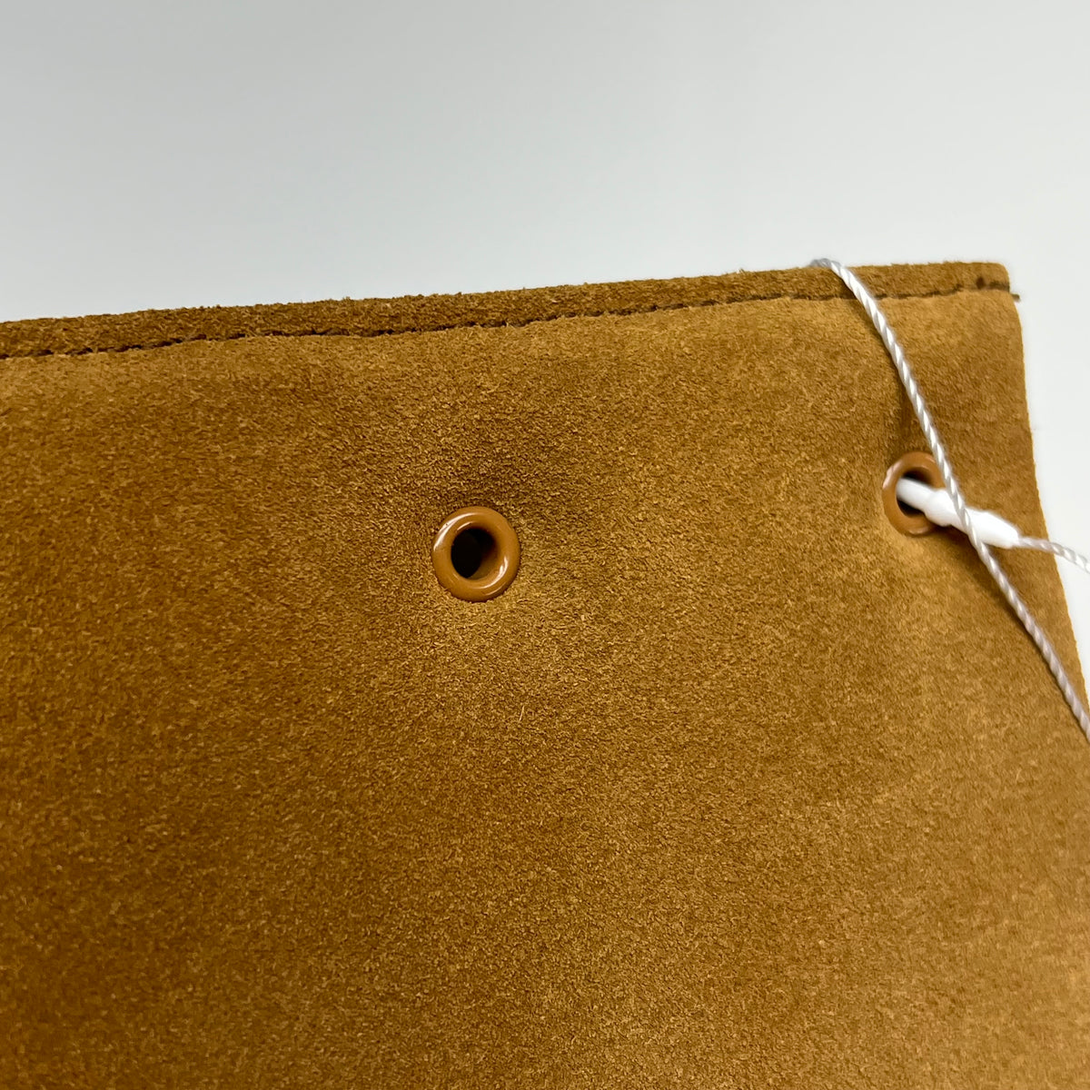 KURT GEIGER LONDON Sample Purse Mini Kensington Body Bag (Missing Fastener)  Brown Suede (As-Is)