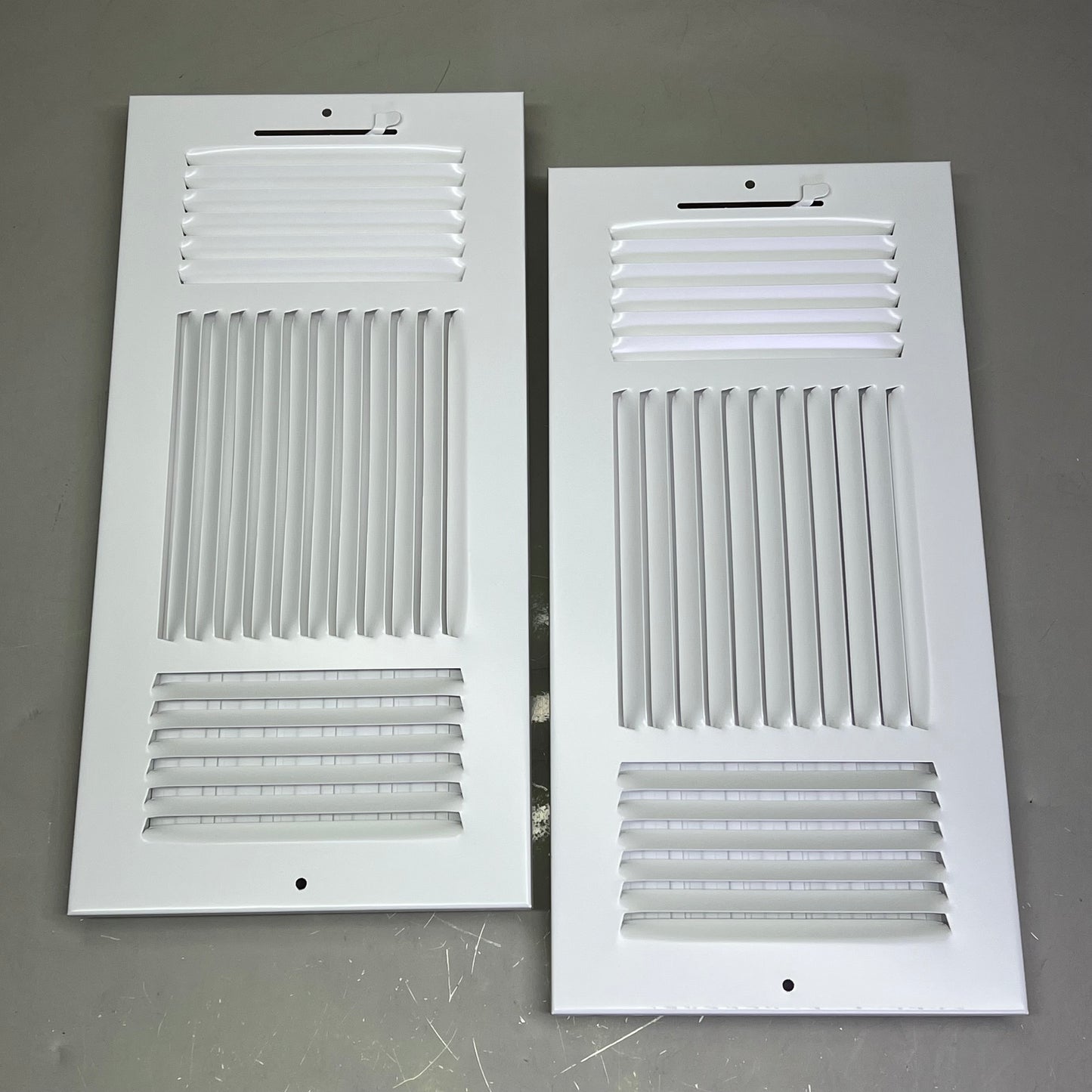 HART & COOLEY (2 PACK) Air Vent Interlocking Valve 14"x6" White 703925 683M